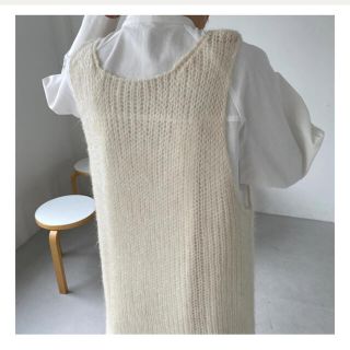 2way airy mohair knit OP