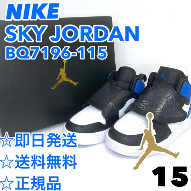 【新品】NIKE SKY JORDAN 1 (TD) BQ7196-115