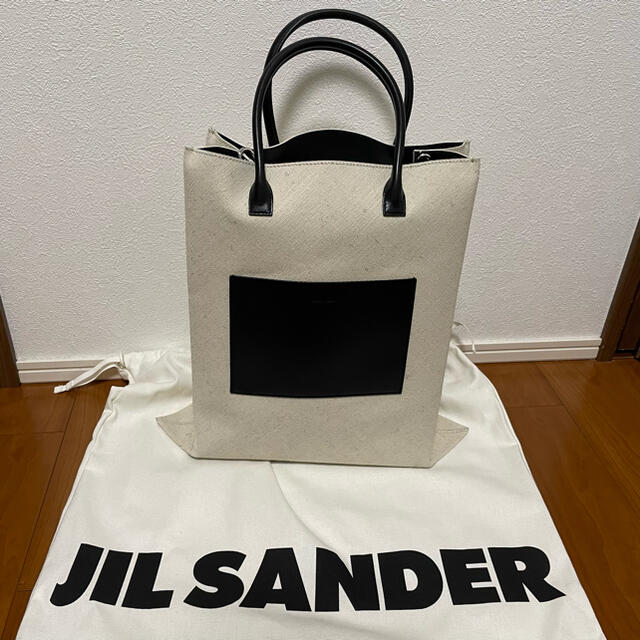 Jil Sander - 新品 ジルサンダー トートバッグ ベージュ jsps851511の ...