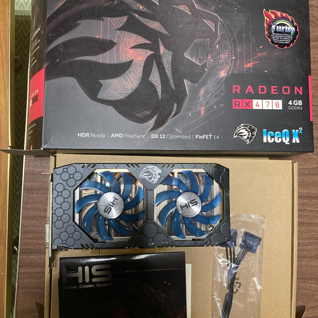 HIS Radeon Rx470 4gb - PCパーツ