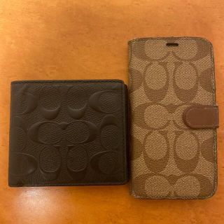 コーチ(COACH)のコーチ　二つ折り財布&iPhone Xケース(折り財布)