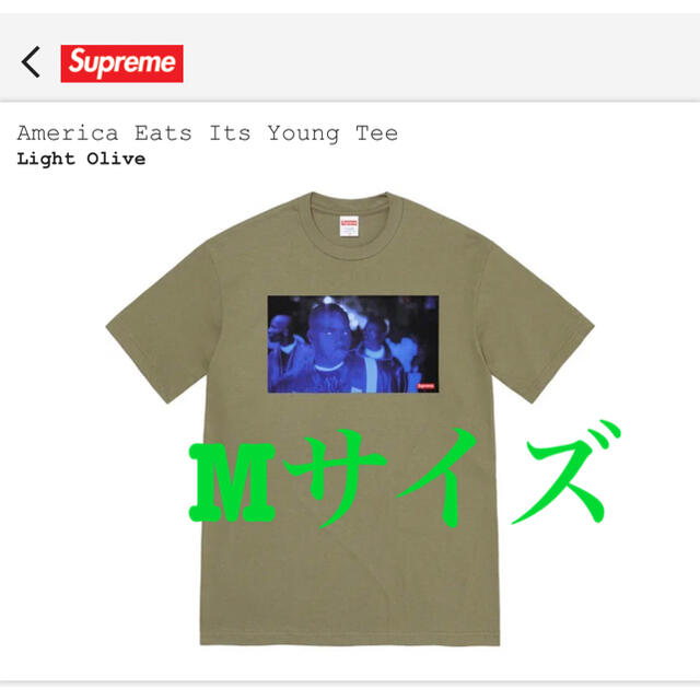 21fw Supreme America Eats Its Young Tee Tシャツ+カットソー(半袖+袖なし)