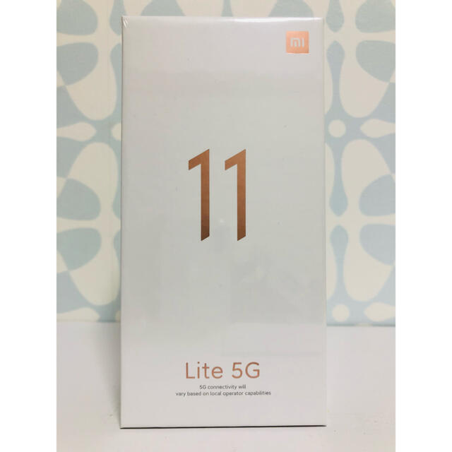 ANDROID(アンドロイド)の【新品未使用】Xiaomi Mi 11 Lite 5G ミントグリーン128GB スマホ/家電/カメラのスマートフォン/携帯電話(スマートフォン本体)の商品写真