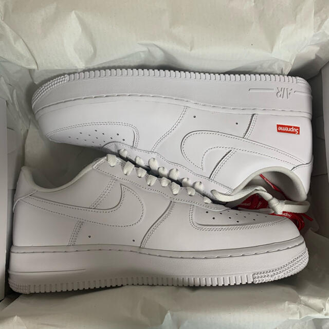 SUPREME NIKE AIR FORCE1 LOW WHITE US10.5 1