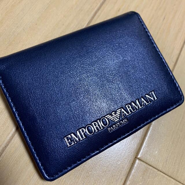 Emporio Armani(エンポリオアルマーニ)のカードケース メンズのファッション小物(名刺入れ/定期入れ)の商品写真