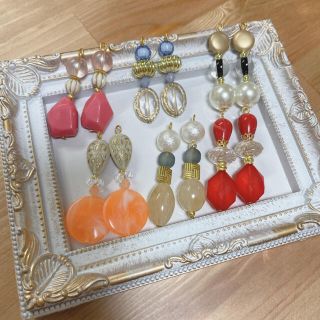 ハンドメイド アクセサリー ピアス 6点セット 韓国ファッション [☆81](ピアス)