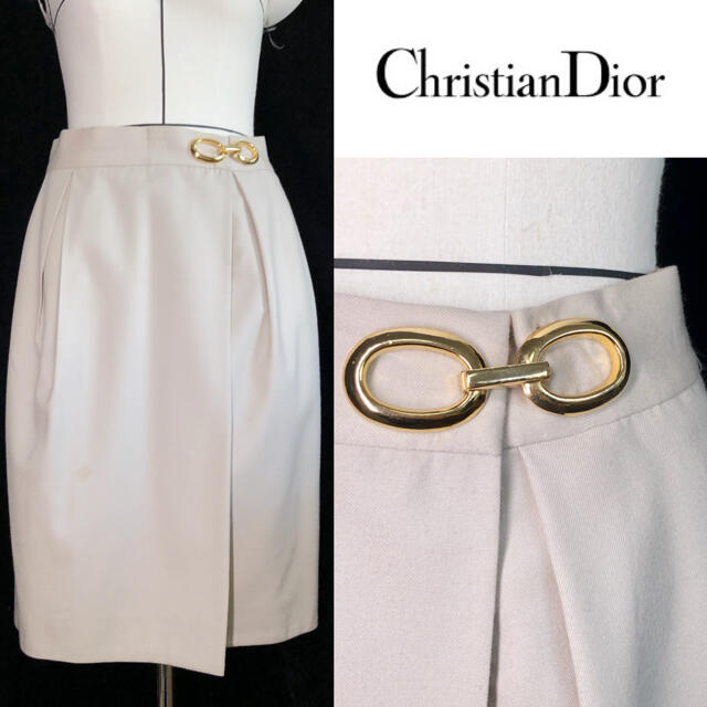 Christian　Dior　レオパード　スカート　希少・幻・レア