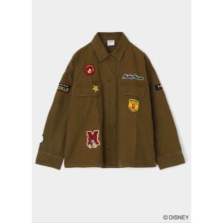 マウジー(moussy)の【新品未使用】MOUSSY *Disney ミッキー パッチ シャツ(シャツ)