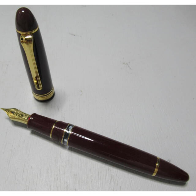 セーラー プロフィットレアロ H-M マルーン 21K インク吸入式 美品