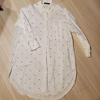 ザラ(ZARA)のZARA ドットワンピース(ロングワンピース/マキシワンピース)