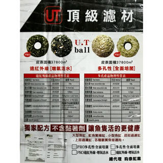 SALE 本物 台湾 高級 ろ材 白玉 10kg UTボール 送料込