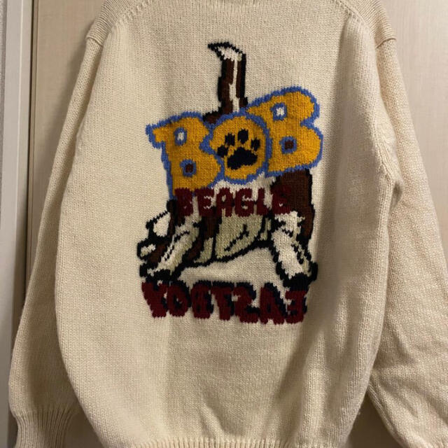 Ameri VINTAGE(アメリヴィンテージ)のEast boy ニット　ニットセーター　厚手ニット　厚手　犬　ドッグ　dog メンズのトップス(ニット/セーター)の商品写真