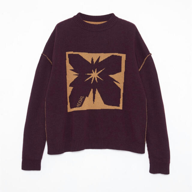 SHOOP(シュープ)のSHOOP, BUTTERFLY REVERSIBLE SWEATER 21AW メンズのトップス(ニット/セーター)の商品写真