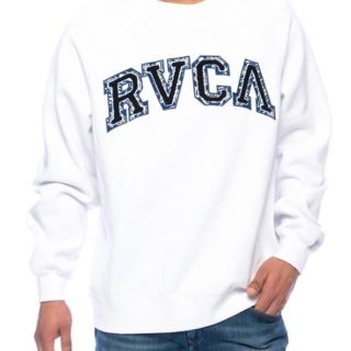 ルーカ(RVCA)の新品 RVCA ルーカ XL カレッジ風 ワッペン ロゴ スウェット(スウェット)