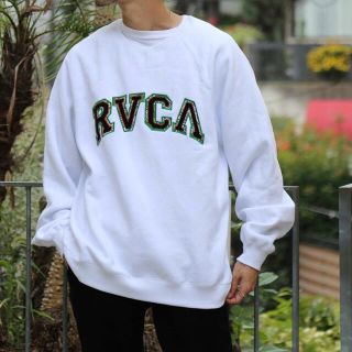 ルーカ(RVCA)の新品 RVCA ルーカ M カレッジ風 ワッペン ロゴ スウェット(スウェット)