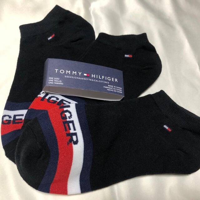 TOMMY HILFIGER(トミーヒルフィガー)の 【 男女兼用 3足セット23-27cm】トミー ヒルフィガー 靴下 ソックス レディースのレッグウェア(ソックス)の商品写真