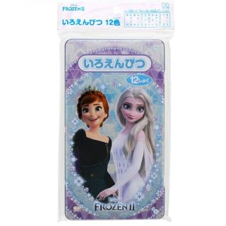 ディズニー(Disney)のアナと雪の女王 色鉛筆 新品 アナ雪 色えんぴつ ぬりえ 女の子 お絵かき 筆記(キャラクターグッズ)