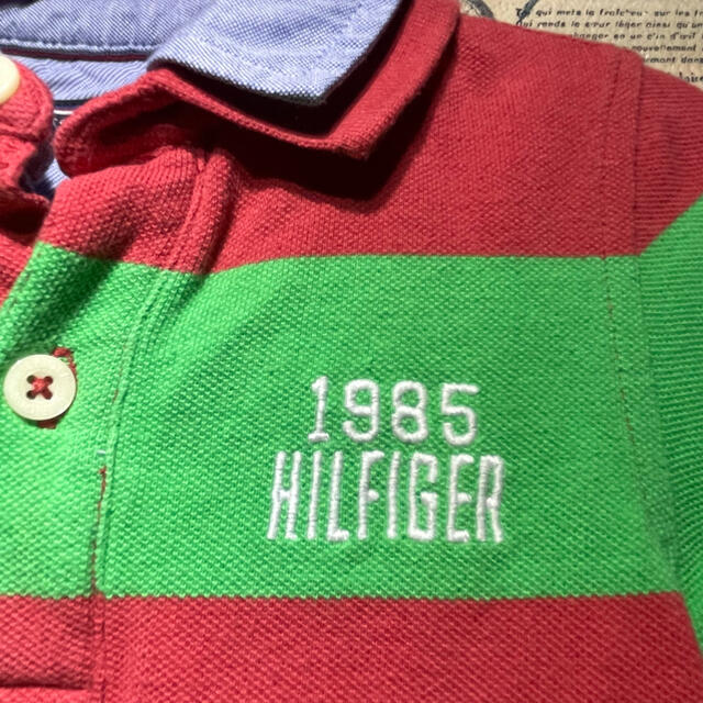 TOMMY HILFIGER(トミーヒルフィガー)のTOMMY HILFIGER トミーフィルフィガー ポロシャツ 80 キッズ/ベビー/マタニティのベビー服(~85cm)(シャツ/カットソー)の商品写真