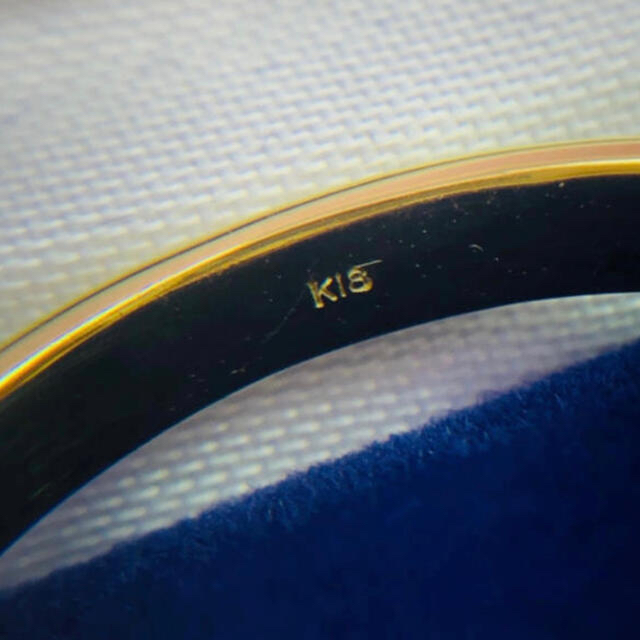 (新品) k18 甲丸リング 7号 2.5mm幅 ［66］ レディースのアクセサリー(リング(指輪))の商品写真