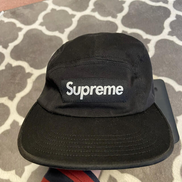 Supreme - Washed Chino Twill Camp Cap ブラックの通販 by けんつ's