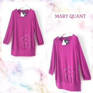 マリークワント(MARY QUANT)のマリークワント✿MARY QUANT✿長袖チュニック✿パープル✿新品タグ付き(チュニック)