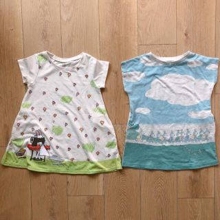 デザインティーシャツストアグラニフ(Design Tshirts Store graniph)の11ぴきのねこ・わたしのワンピース 90cm(Tシャツ/カットソー)