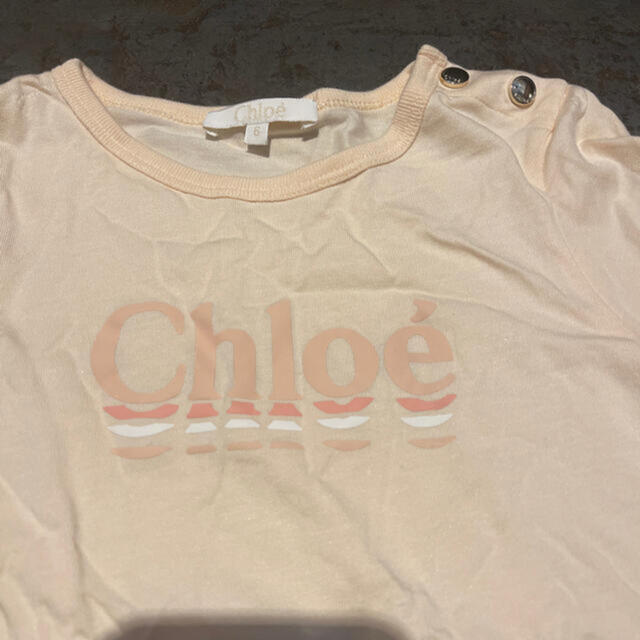 Chloe(クロエ)のChloe クロエ　Tシャツ　キッズ　サイズ6 キッズ/ベビー/マタニティのキッズ服女の子用(90cm~)(Tシャツ/カットソー)の商品写真