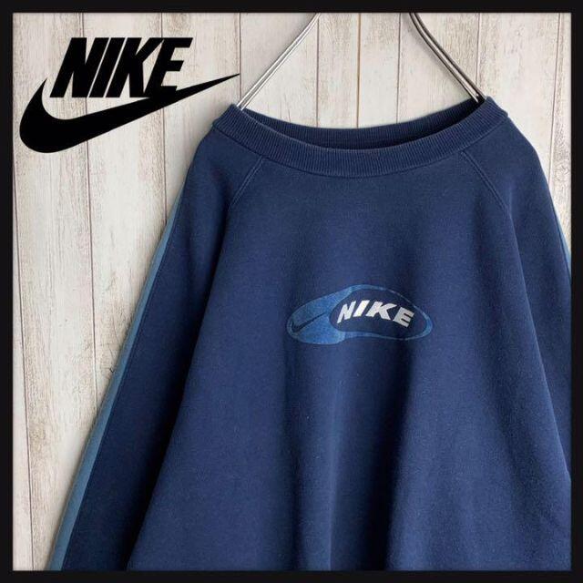 NIKE - 【90s】ナイキ☆センター刺繍 肉厚スウェット 裏起毛 入手困難