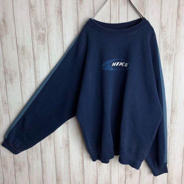 NIKE - 【90s】ナイキ☆センター刺繍 肉厚スウェット 裏起毛 入手困難