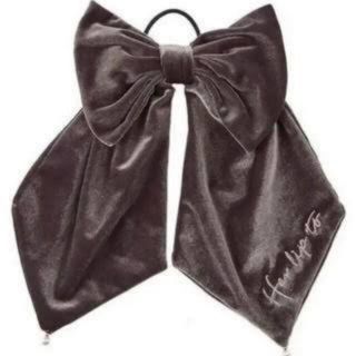 スナイデル(SNIDEL)の【新品未使用】Her lip to Velvet Bow Scrunchie(ヘアゴム/シュシュ)