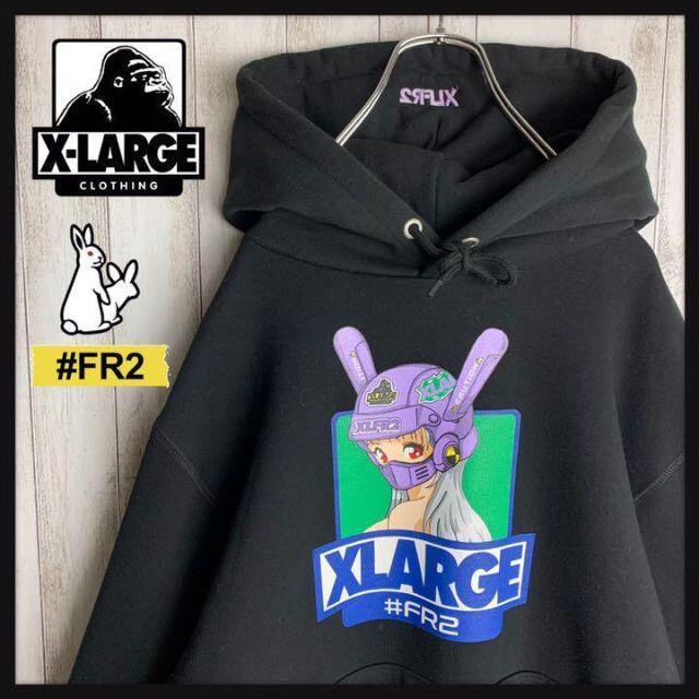 【限定コラボ】FR2 XLARGE スウェット パイルロゴ 希少 入手困難