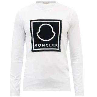 ★希少★ 最新作 MONCLER ロンT 長袖 Tシャツ Ｓ　ホワイト 完売(Tシャツ/カットソー(七分/長袖))