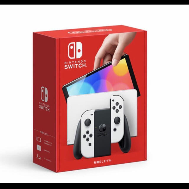 Nintendo Switch(ニンテンドースイッチ)のニンテンドー スイッチ 有機 ホワイト 有機 ELモデル エンタメ/ホビーのゲームソフト/ゲーム機本体(家庭用ゲーム機本体)の商品写真