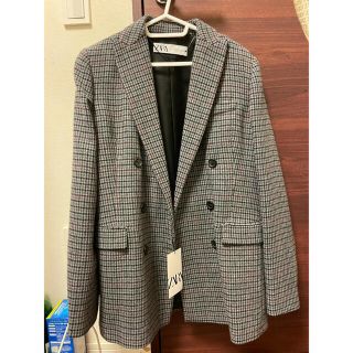 ザラ(ZARA)の新品　ZARA グレー　千鳥格子柄　ジャケット(テーラードジャケット)