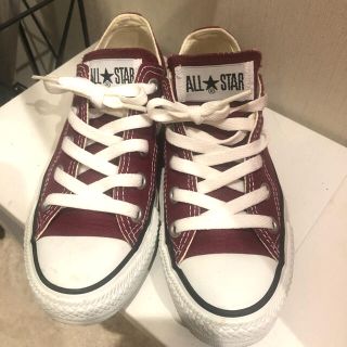 コンバース(CONVERSE)の値下げ！コンバース　マルーン　22センチ(スニーカー)