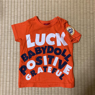 ベビードール(BABYDOLL)のBABYDOLL オレンジTシャツ　80cm(Ｔシャツ)