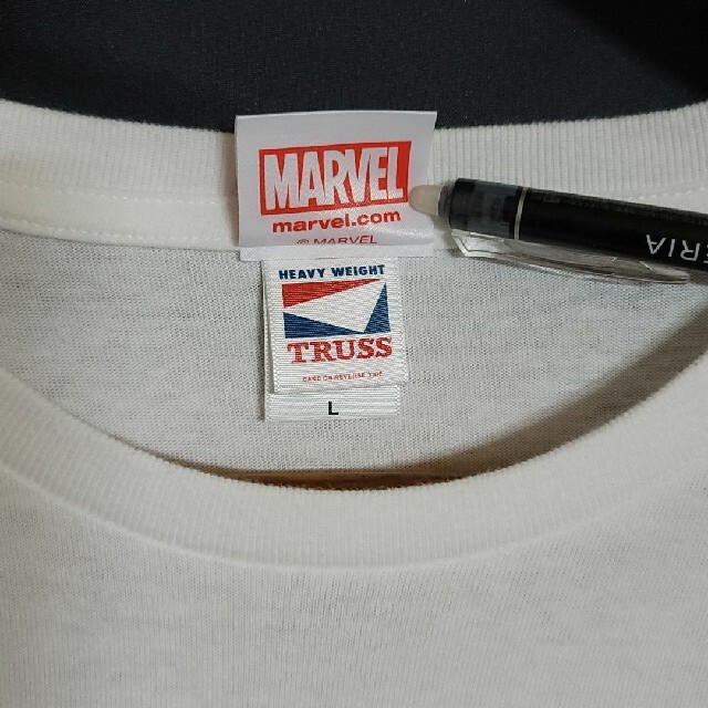 MARVEL(マーベル)のチーム・キャプテンアメリカ シビルウォー ムービー 実写 Tシャツ 映画 白 メンズのトップス(Tシャツ/カットソー(半袖/袖なし))の商品写真