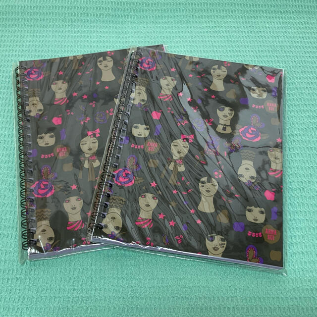 ANNA SUI(アナスイ)の非売品 ANNA SUI リングノート2冊 インテリア/住まい/日用品の文房具(ノート/メモ帳/ふせん)の商品写真