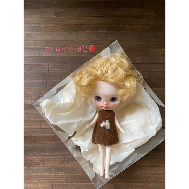 プチアイシードールカスタム 単体販売 ストロベリー8℃ No.3 ハンドメイドのぬいぐるみ/人形(人形)の商品写真