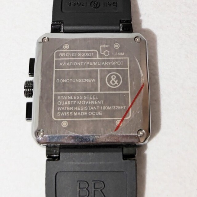 Bell & Ross(ベルアンドロス)の専用 Bell&Ross 風 ベル&ロス 時計 クロノグラフ メンズの時計(腕時計(アナログ))の商品写真