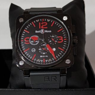 ベルアンドロス(Bell & Ross)の専用 Bell&Ross 風 ベル&ロス 時計 クロノグラフ(腕時計(アナログ))