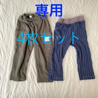 イオン(AEON)のパンツ（ズボン）2種 サイズ90(パンツ/スパッツ)