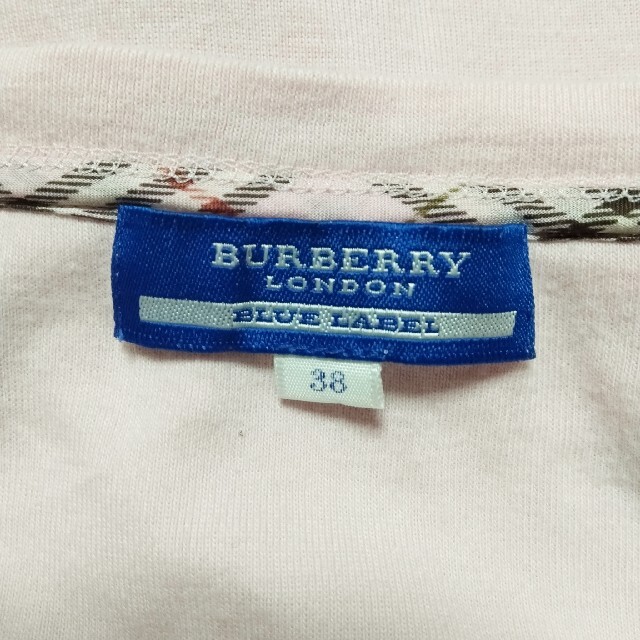 BURBERRY BLUE LABEL(バーバリーブルーレーベル)の美品 BURBERRY BLUELABEL 長袖 カーディガン ベルト レディースのトップス(カーディガン)の商品写真