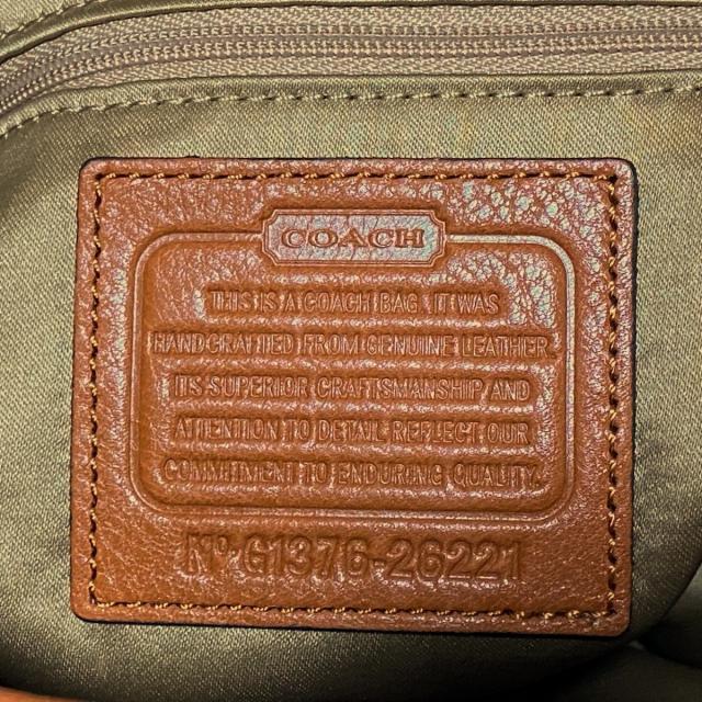 美品 COACH コーチ F37762 2wayショルダーバッグ レザー ハンド 斜めがけ 鞄 カバン 紺 レディース AU2134C