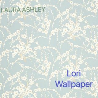 ローラアシュレイ(LAURA ASHLEY)のLoriダックエッグフローラル　ローラアシュレイ 新品壁紙(ロールスクリーン)