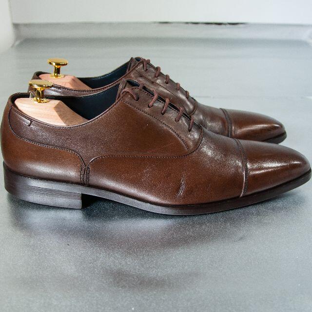BURBERRY(バーバリー)のBERBERRY ストレートチップ 25.5cm ダークブラウン メンズの靴/シューズ(ドレス/ビジネス)の商品写真
