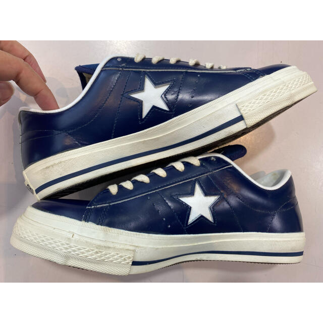 CONVERSE - 90s 日本製 コンバース ワンスター 紺×白 27センチ CONVERSE - 90s 日本製 コンバース ワンスター 紺×白 27センチ