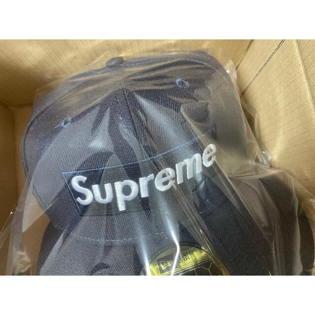 No Comp Box Logo New Era NAVY 7 3/8