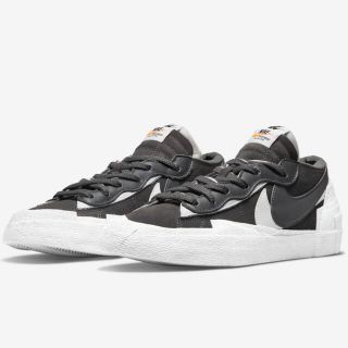 ナイキ(NIKE)の【29.0cm】sacai × NIKE BLAZER LOW IRONGREY(スニーカー)