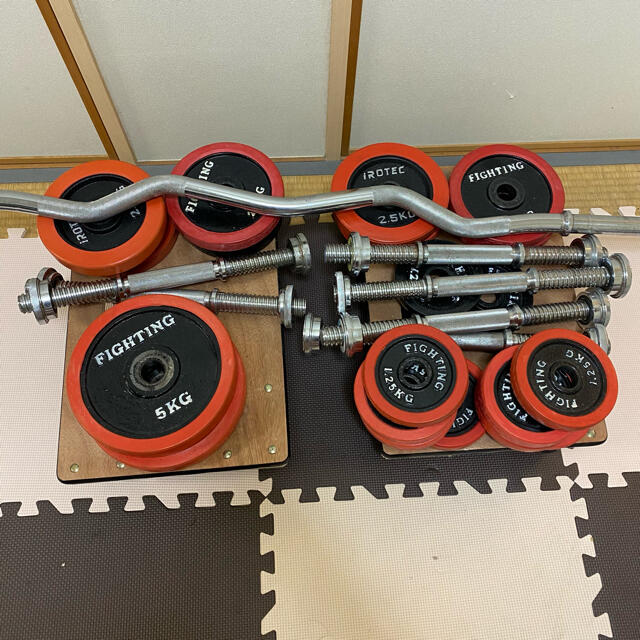 ダンベルセット、wバー等、引き取り限定 clubpetschile.cl